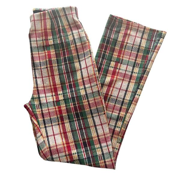 Free People Pants - Free People Clean Crop Flare Trouser Pants Red Green Paid Size 0